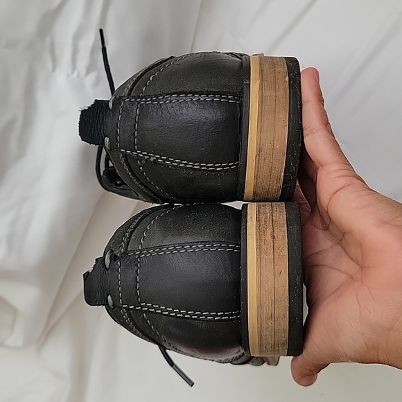 STEVE MADDEN Men's Oxfords. Style JASCO. Leather Upper. Size 10. Color Black. - Picture 5 of 13